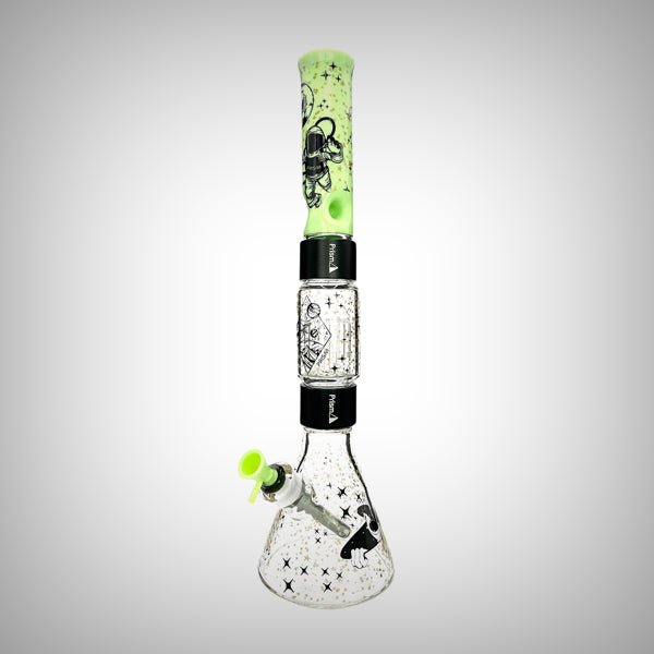 Halo Spaced Out Beaker Double Stack by Prism Waterpipes | glass bongs | 421Store online smoke shop