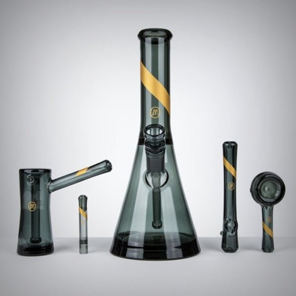 Marley Natural Elegance - Compact Smoked Glass Spoon Pipe by Marley Natural | | 421Store online smoke shop