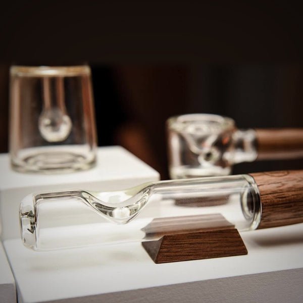 Marley Natural Glass & Walnut Steamroller by Marley Natural | Glass Pipes | 421Store online smoke shop