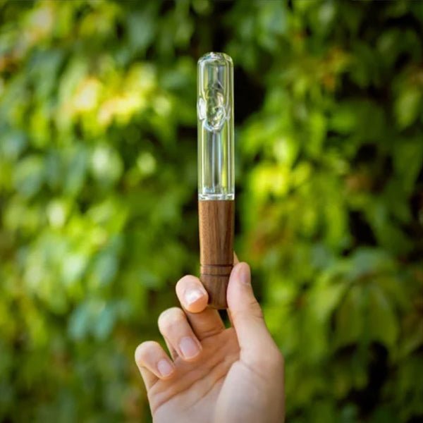 Marley Natural Glass & Walnut Steamroller by Marley Natural | Glass Pipes | 421Store online smoke shop