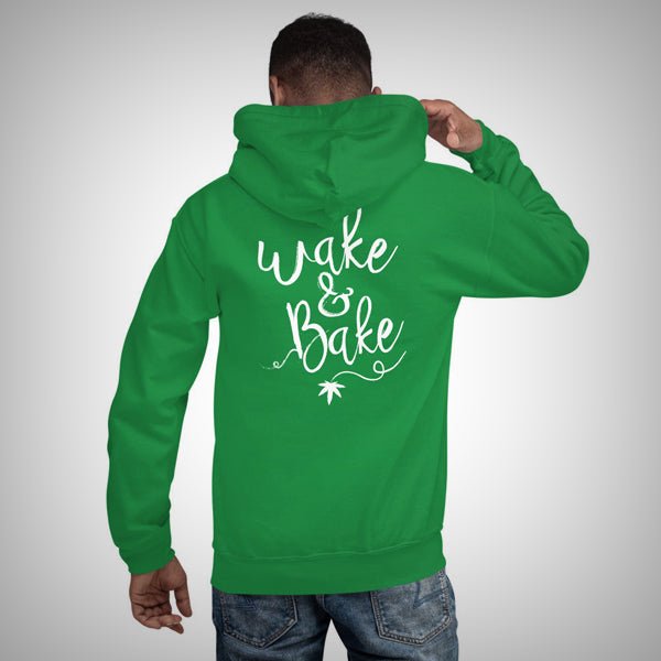 Wake and Bake - Heavy Unisex Hoodie by 421Store | hoodies | 421Store online smoke shop