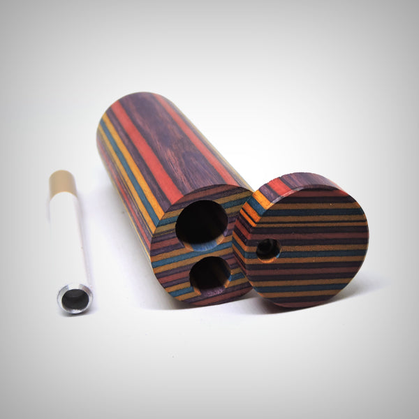 High quality Wood Cylindrical Dugout with a One Hitter from the Mill by The Mill | Storage Solutions | 421Store online smoke shop