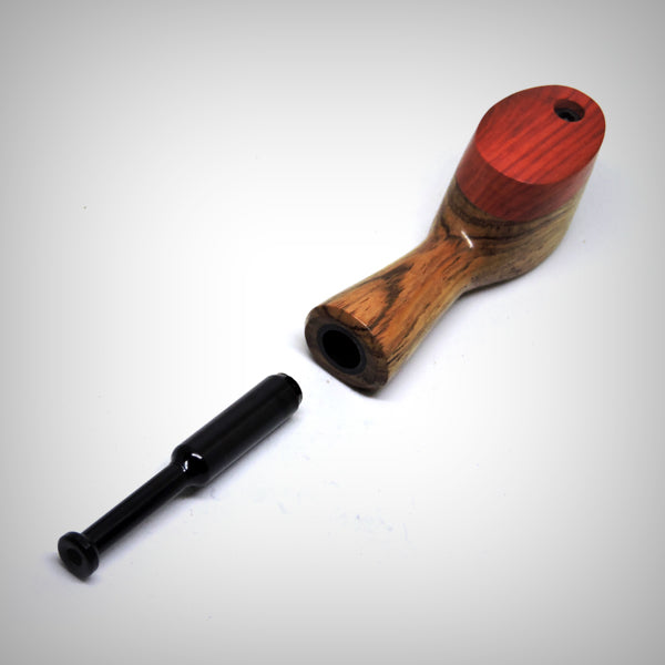 Swivel Lid Wood Smoking Pipe